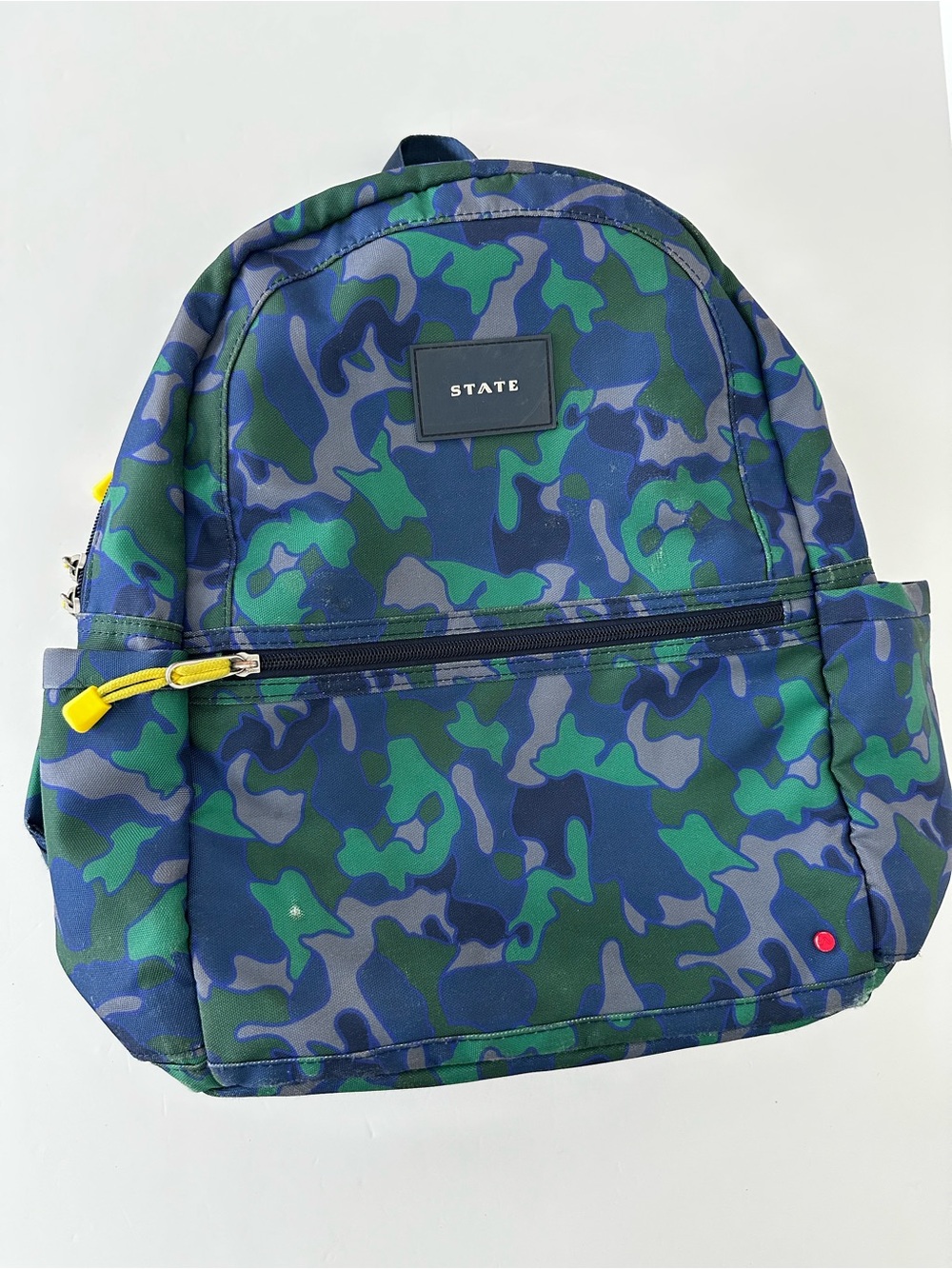 STATE Bags Kane Kids Backpack, Blue And Green Camouflage, GUC